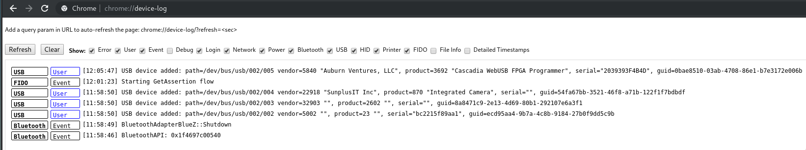 device-log